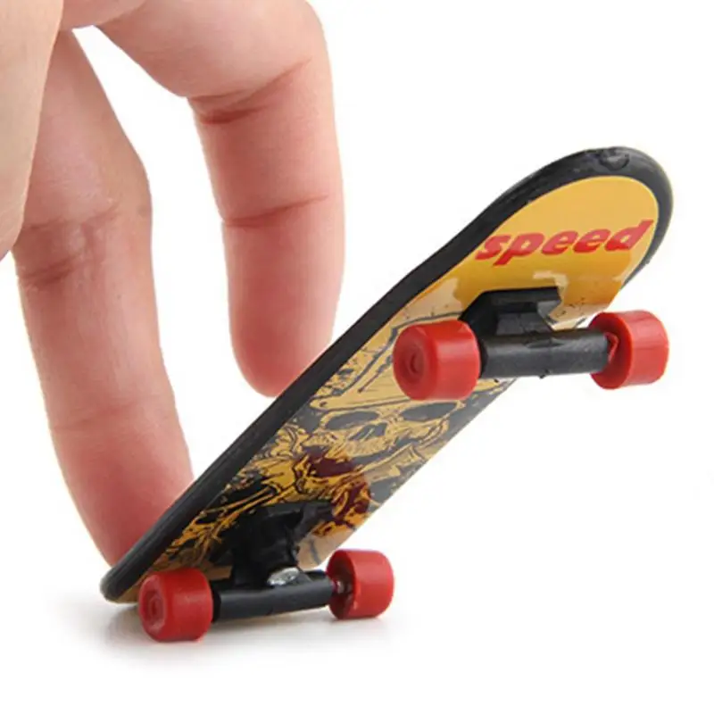 Print Professional Alloy Stand FingerBoard Skateboard Mini Finger Boards Skate Truck Finger Skateboard For Kid Toy Children Gift