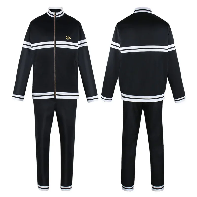 Anime Tokyo Revengers Cosplay Mikey Sport Costume Manjiro Sano Cosplay Jacket Black Sportswear Tracksuit Track Suit Uniform