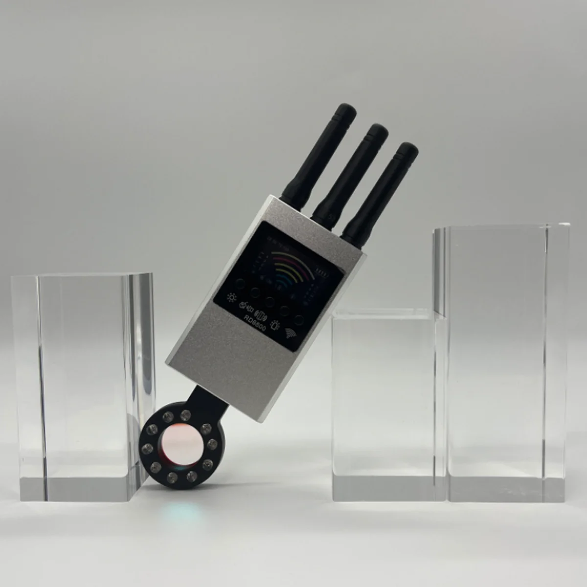 

Антишпионские гаджеты Профессиональный детектор GPS и камеры RD6800 Отслеживание блоков Подслушивание 10-уровневые светодиодные оповещения