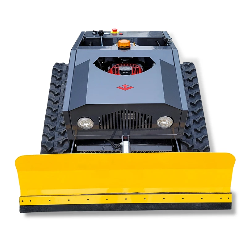 Customized Home Use Garden Petrol Engine 19.7IN Robotic Mower Remote Control Lawn Mower with Snow Plow