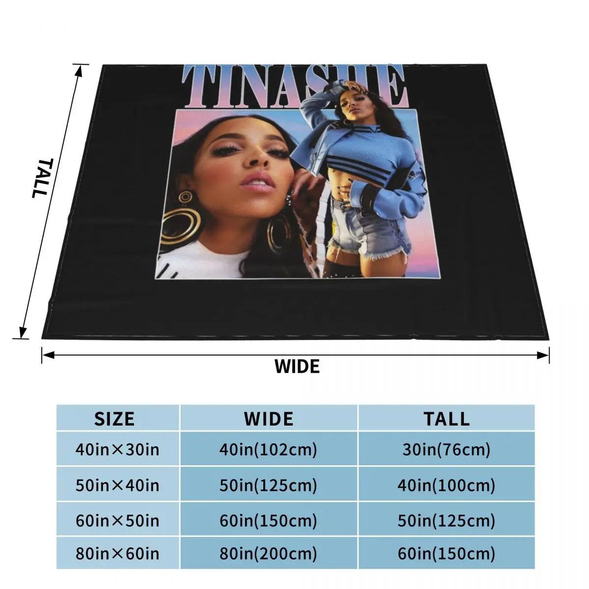 Tinashe Throw Blanket christmas decoration Large Blanket