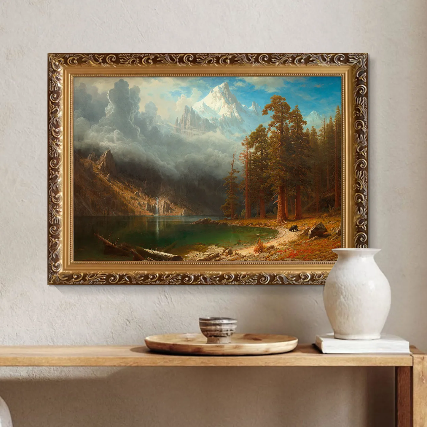 World famous painting Bill Stuart Hudson River decorative painting oil painting cornucopia hanging