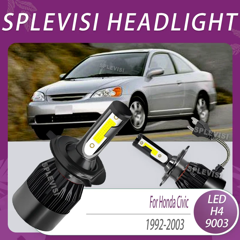 

Black Aluminum LEDs - 6000LM/Bulb, Plug and Play For Honda Civic 1992 1993 1994 1995 1996 1997 1998 1999 2000 2001 2002 2003