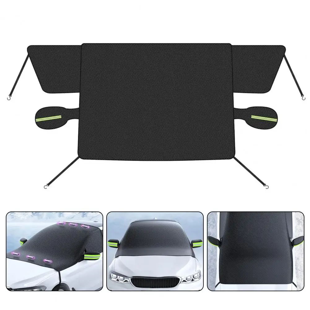 Automobile Snow Waterproof Car Snow Cover Universal Car Windshield Snow Cover with Magnets Premium Oxford Cloth Frost for Winter