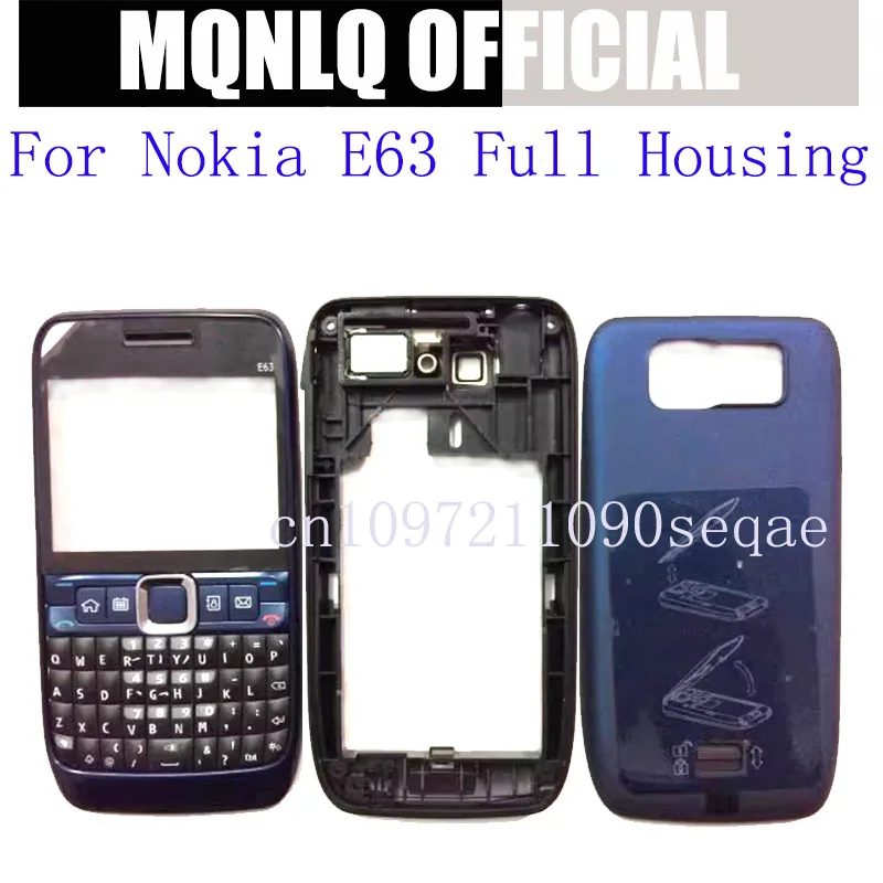 Full Housing For Nokia E63 Full Complete Mobile Phone Housing Cover Case + Keypad