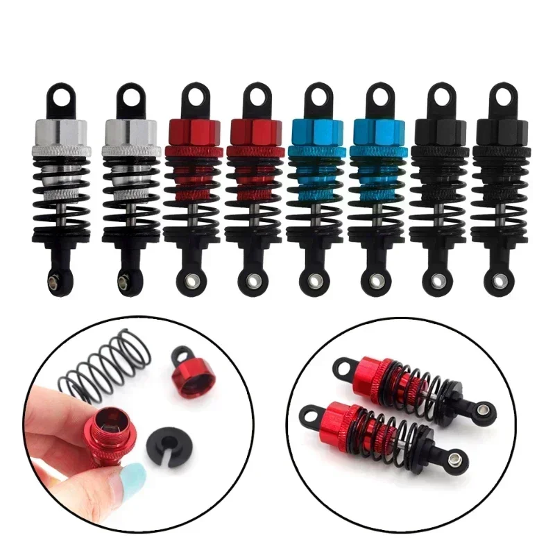 New 2Pcs Aluminum Alloy Shock Absorbers Damper Set for Tamiya TT-01 TT01 TT-02 TT02 1/10 RC Car Upgrade Parts