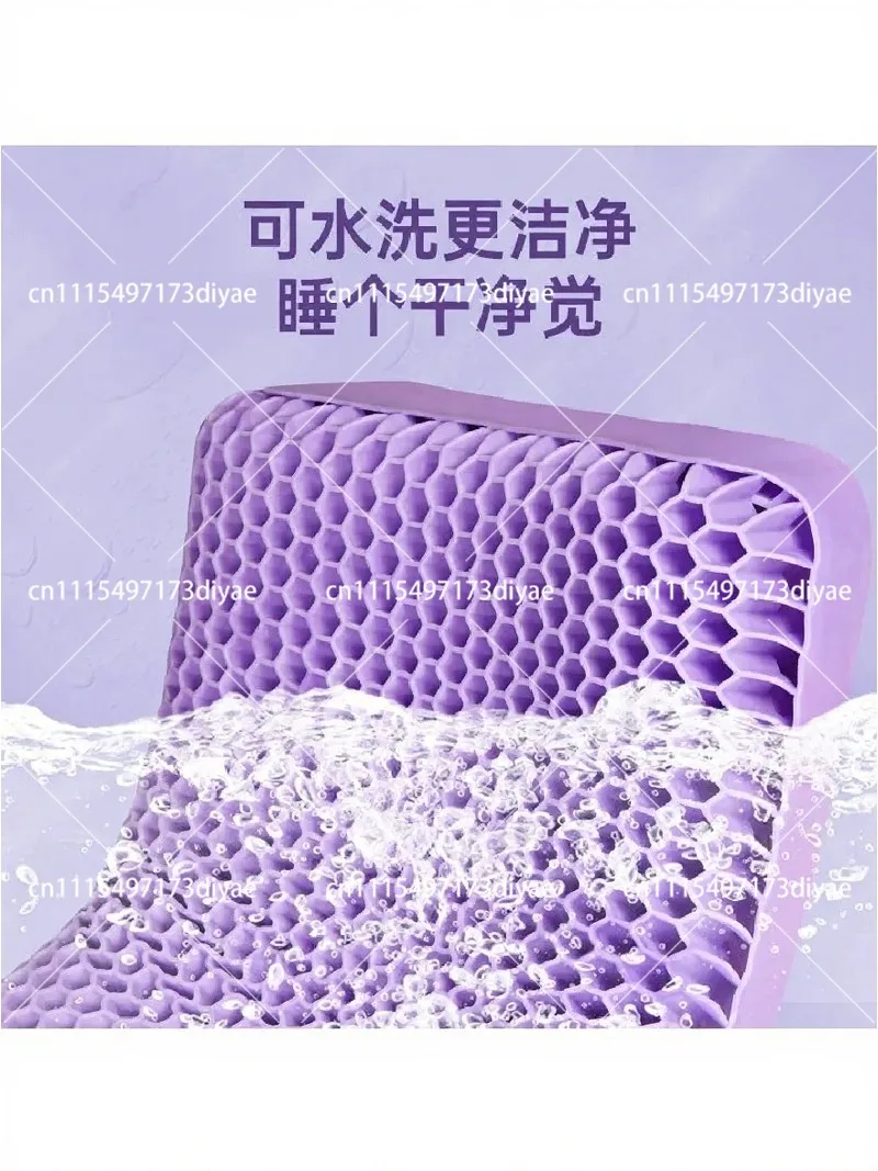 Ergonomic Cervical Pillow Breathable No Pressure Washable Cover for Better Sleep