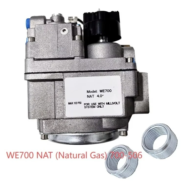For Robertshaw 700-515 700-506 Gas Fryer Main Valve Replacement Connector, Commercial Gas Valve Parts for LPG and Natural Gas