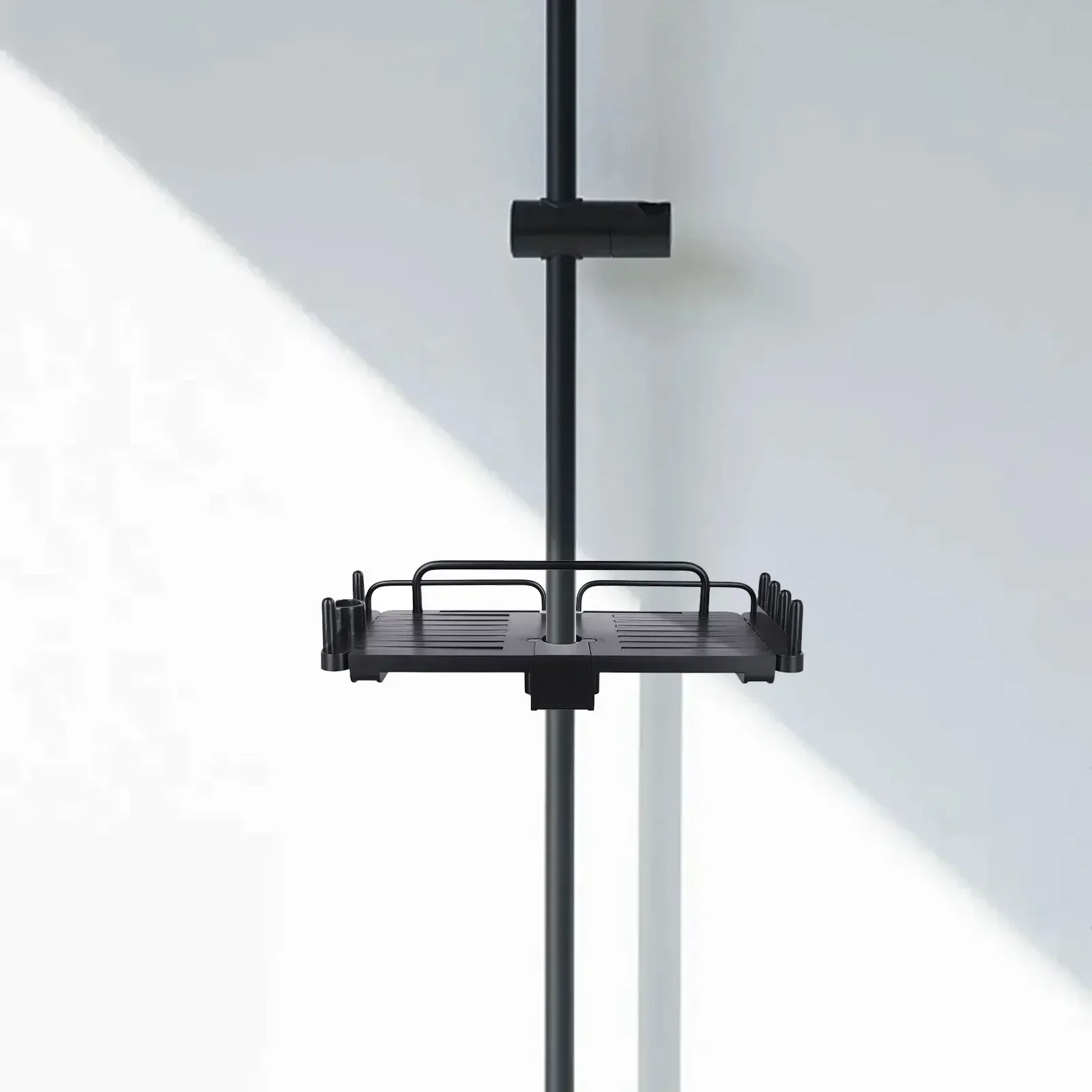 Easy Installation Expandable Bathroom Shelf Scratch Protection Pads 304 Stainless Steel Unique Telescopic Design Shelf