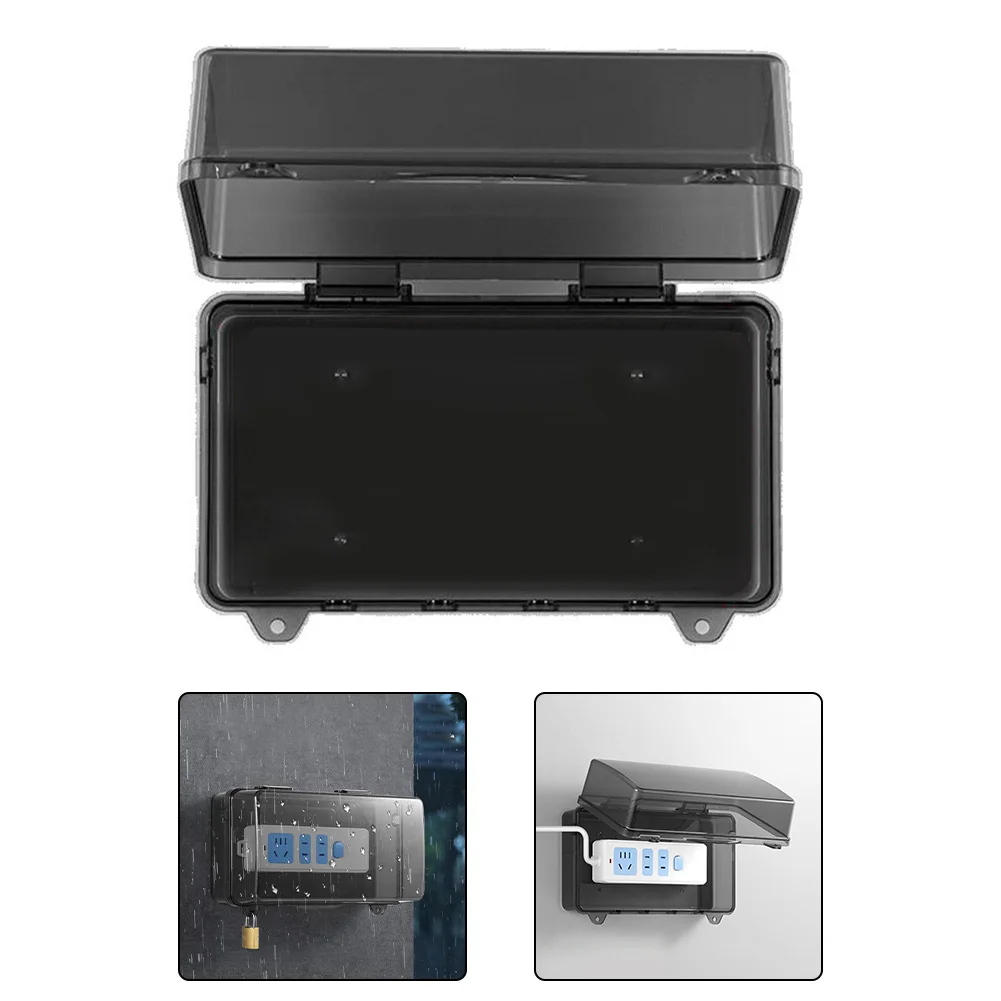 For Harsh Weather Conditions 23.5x12.4x10cm Outdoor Electrical Enclosure Compatible With Various Cables Ample Internal Space