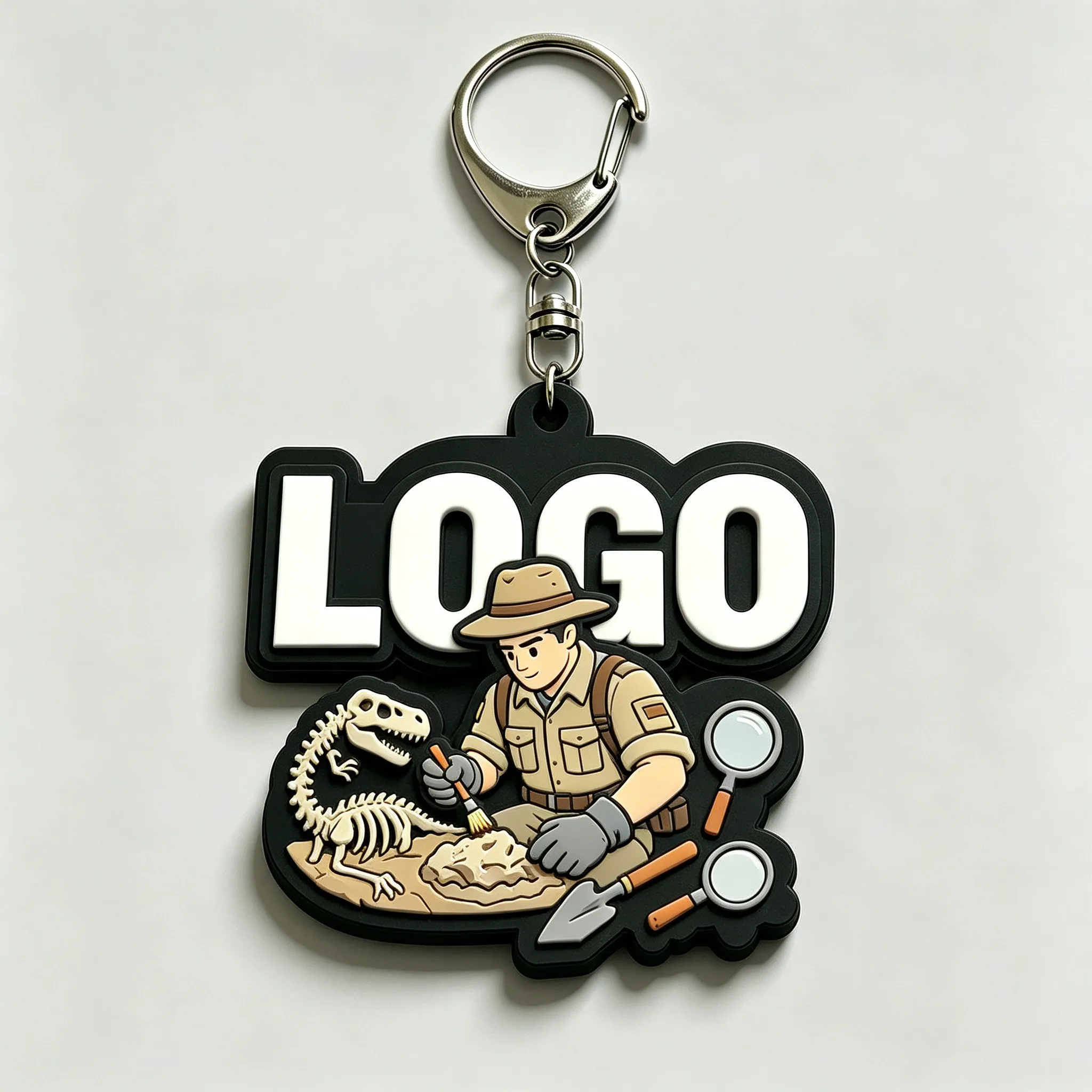 Business Gift Custom Logo Key Chains 2d 3d Pvc Keychains Personalized Key Chain Soft Rubber For Employees,Offices And Gifts