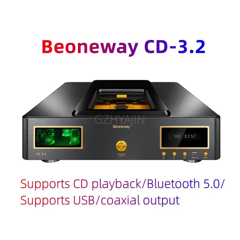 BeoneWay CD-3.2 fever HIFI electronic tube/transistor top push cover CD Bluetooth USB audio CD player