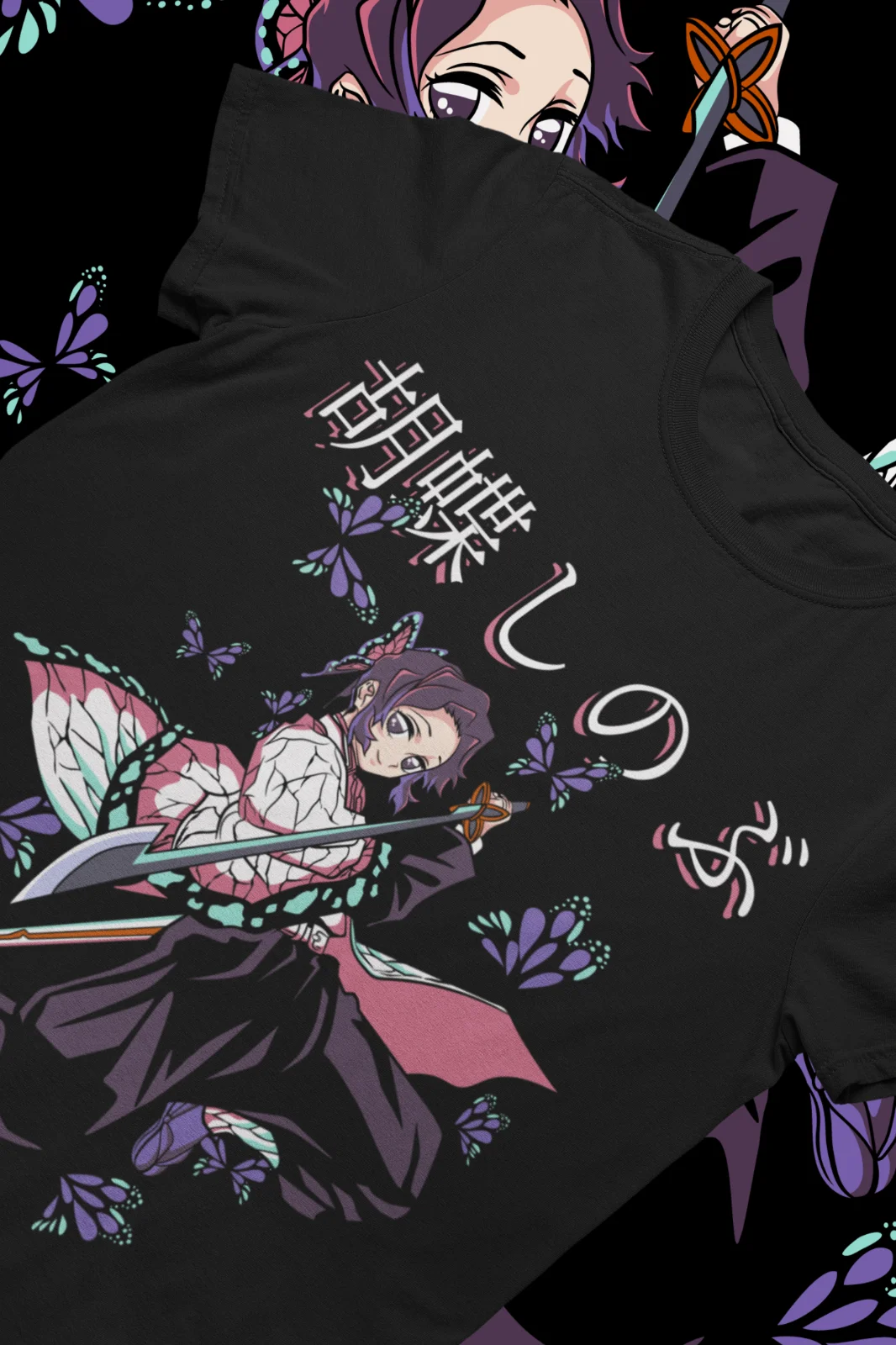 Shinobu Kocho Shirt, Insect Hashira Tshirt, Insect Pillar, KNY, Demon Slayer Tee