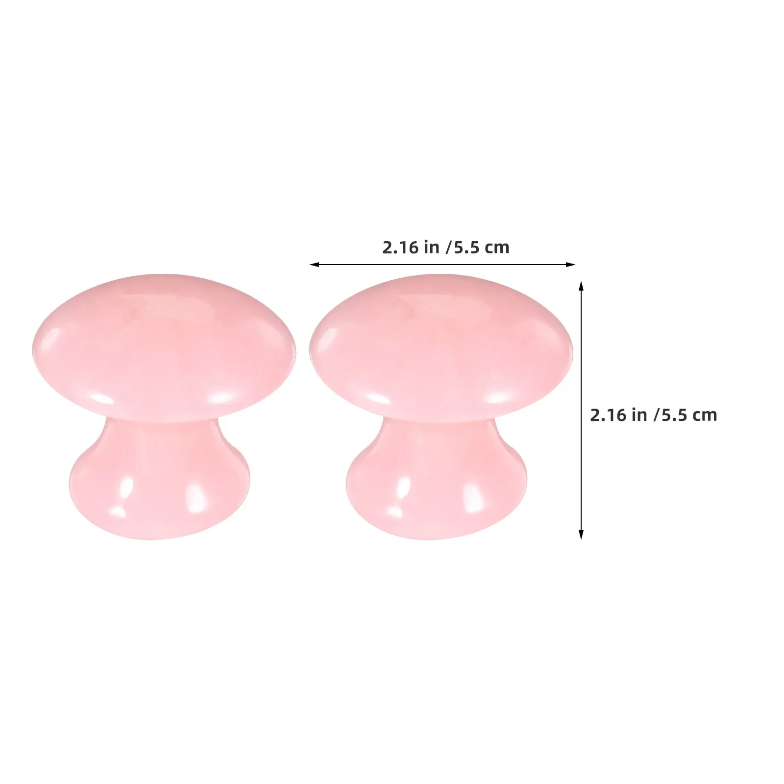 4Pcs Resin Mushroom Facial Massager Tool Gua Sha Scraping Device for Face Sculpting Skincare Absorption Portable Face Contour