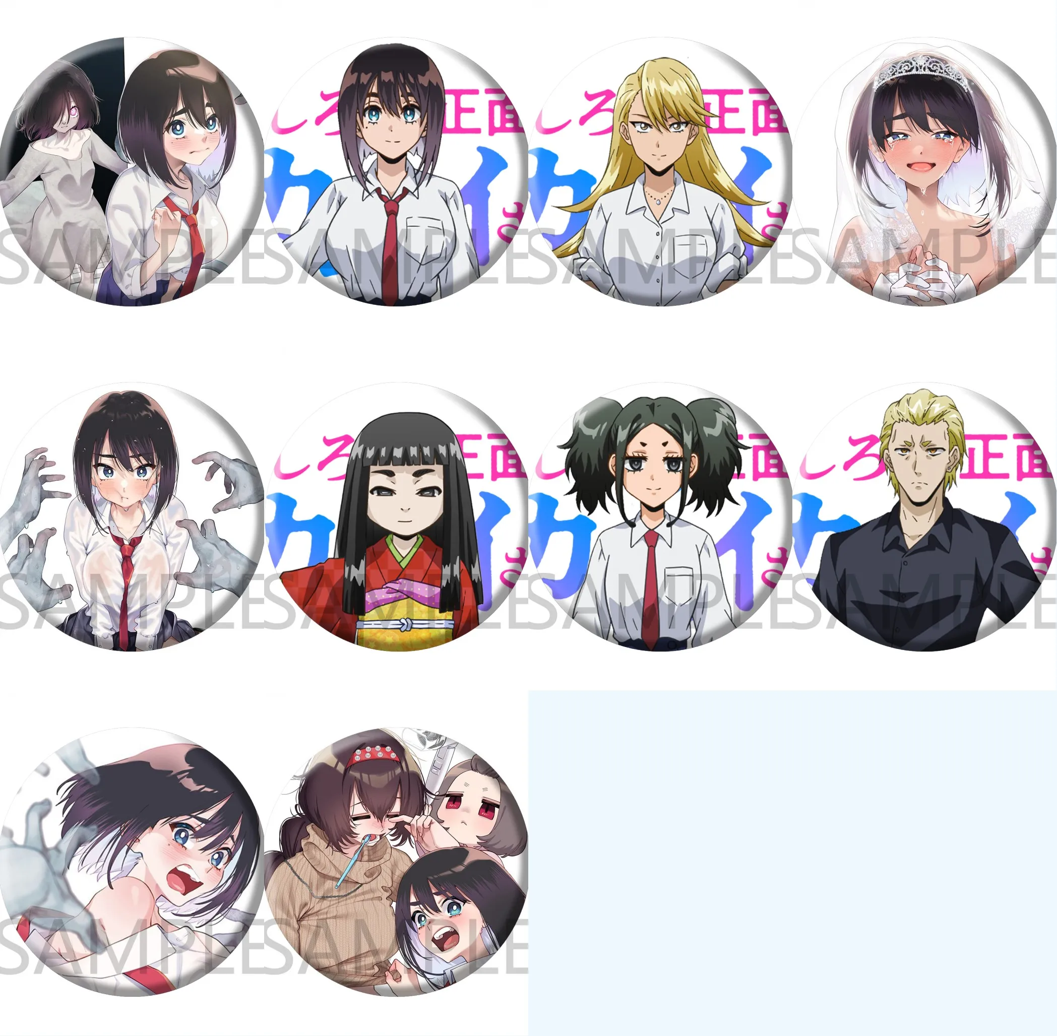Kamui-san In The Back Pins Badge キョーコ イナガワ Anime Cosplay Cartoon Itabag Bedge Button Brooch DADGE Otaku Christmas Gift