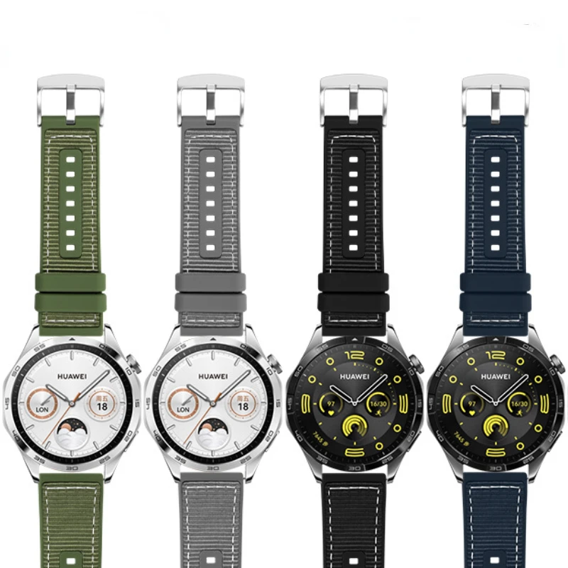 22mm silicone strap For Huawei watch 4 GT4/3 Pro 46mm Amazfit GTR 4 3 Pro Soft and skin friendly wristband For Samsung Gear S3