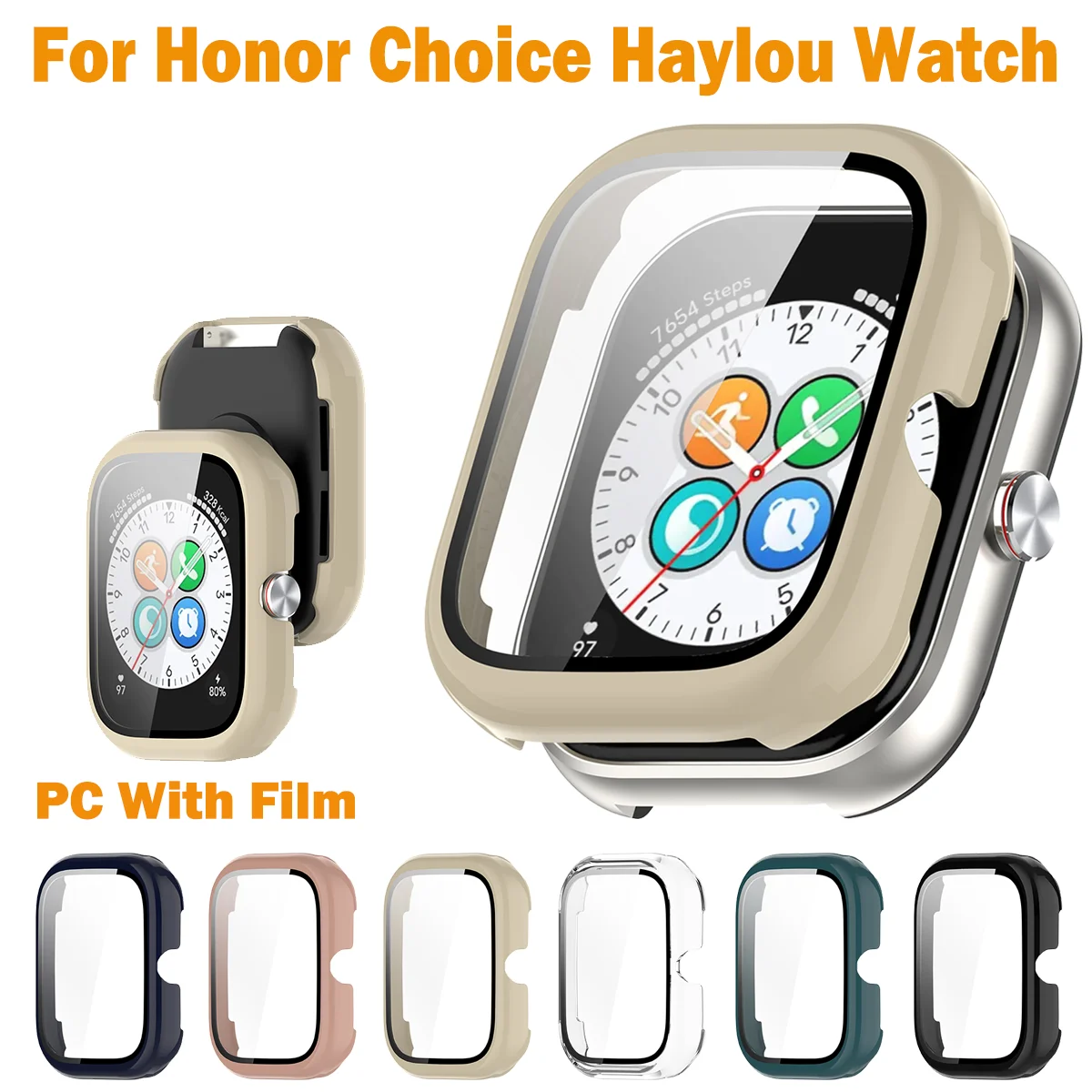 

Чехол из закаленного стекла с полным покрытием для Honor Choice Haylou Watch