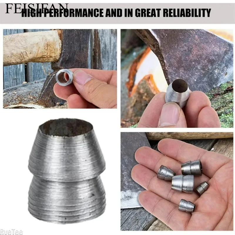 10 Pcs Metal Axe Wedges, Hammer Handle Fixing Wedges, Reinforcement Installation Supplies for Axe & Hammer Handles