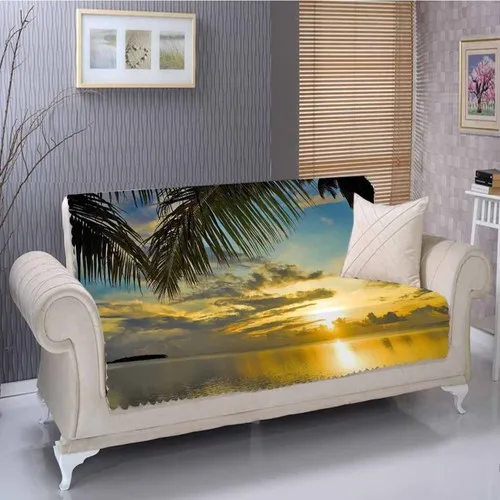 Else Sea Landscape 3D Seat Cover Case-180 X225Cm