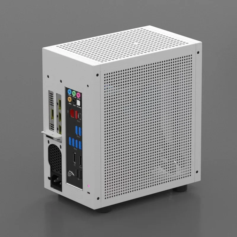 GEEEK M21 M31 Itx Chassis 120 بطاقة رسومات مبردة وشبه عالية، مصدر طاقة صغير 1U