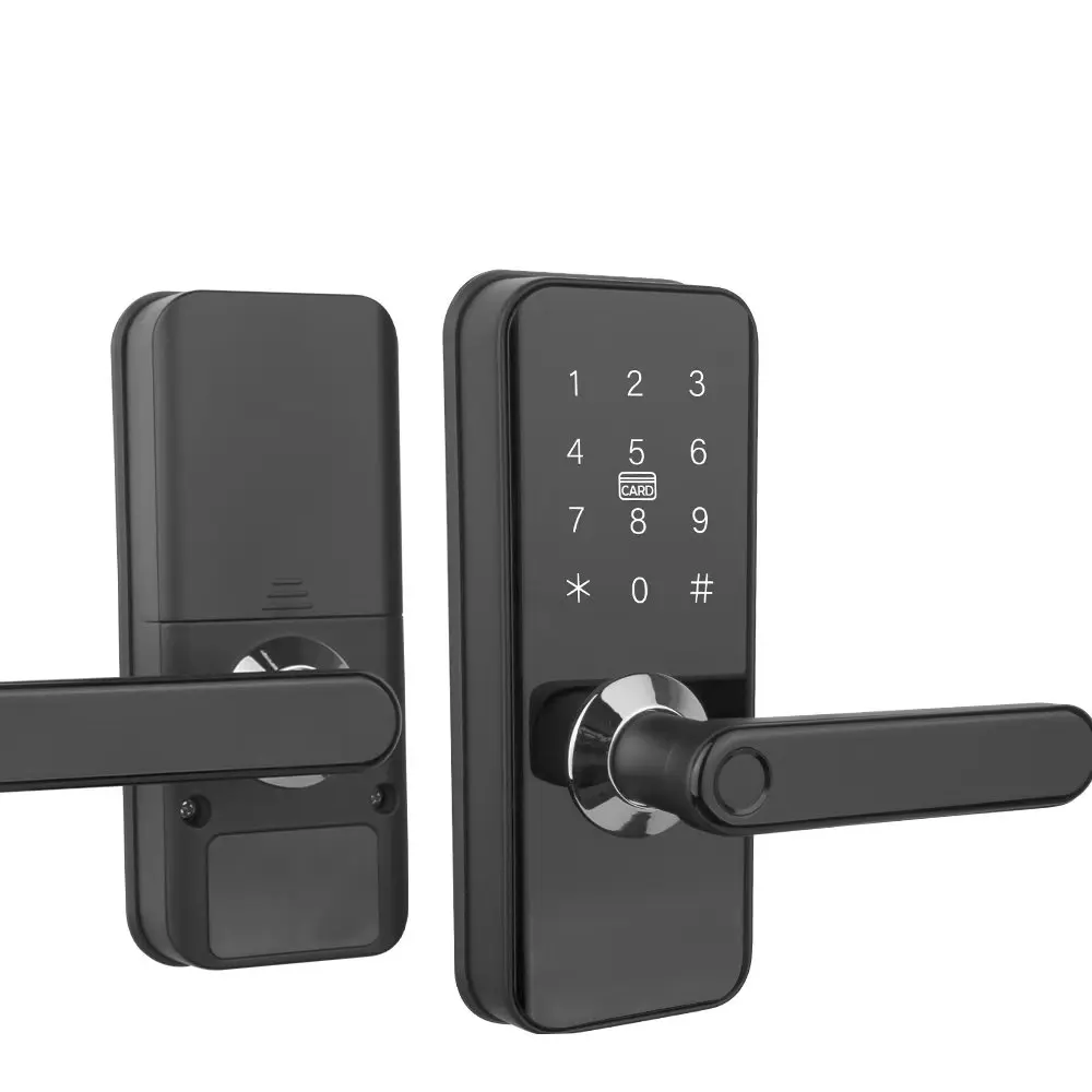 Panel Screen APP Unlock Digital OLED Wi-Fi Electronic Password Fingerprint Smart Door Lock For Outdoor Hotel Home Use