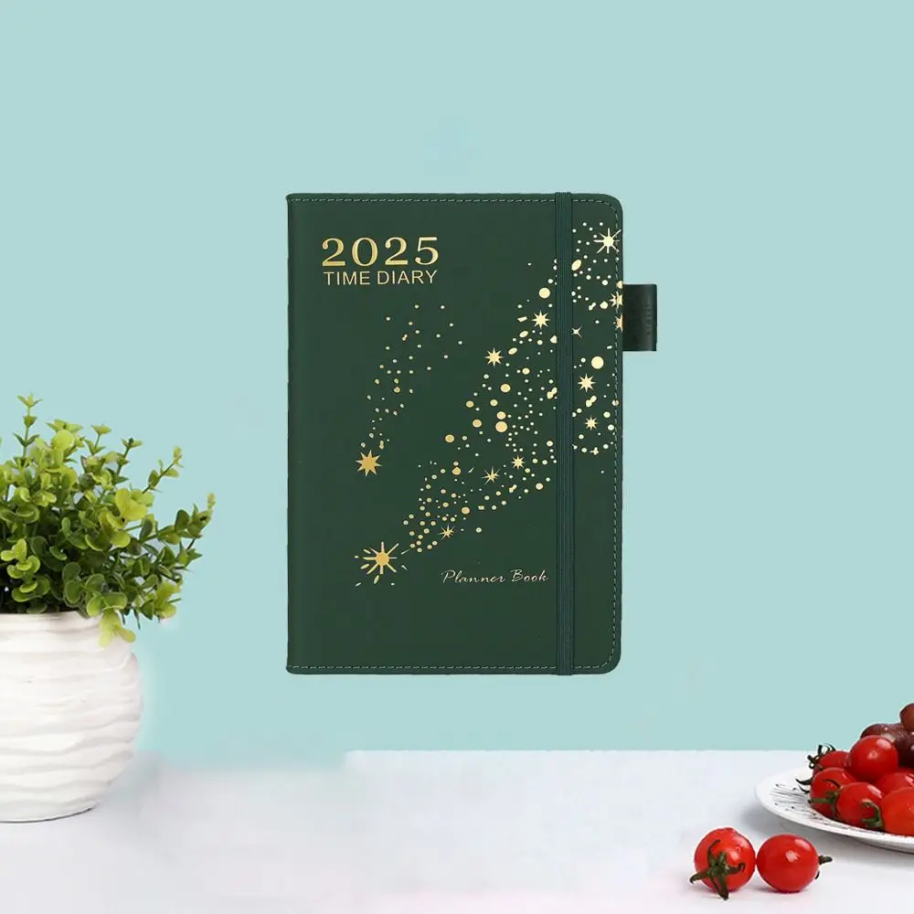 A5 2025 Agenda Planner Notebook 180 Pages Paper 2025 Journal Notebooks Durable Multifunction 365 Days Notepad Daily Planner