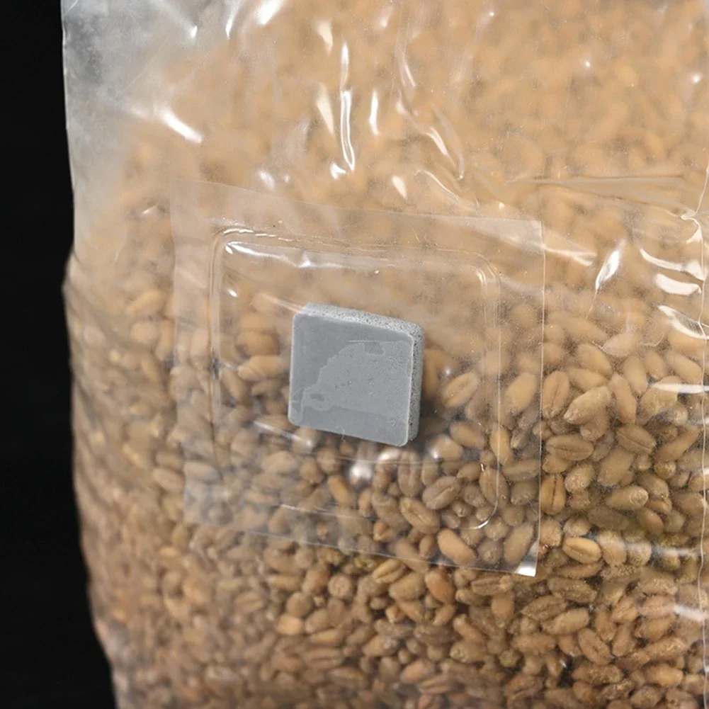 Bolsas de cultivo de setas de alto rendimiento, bolsa de granos hidratados esterilizados de PP, parche de filtro, bolsa de Spawns de setas con sustrato, 10 Uds.
