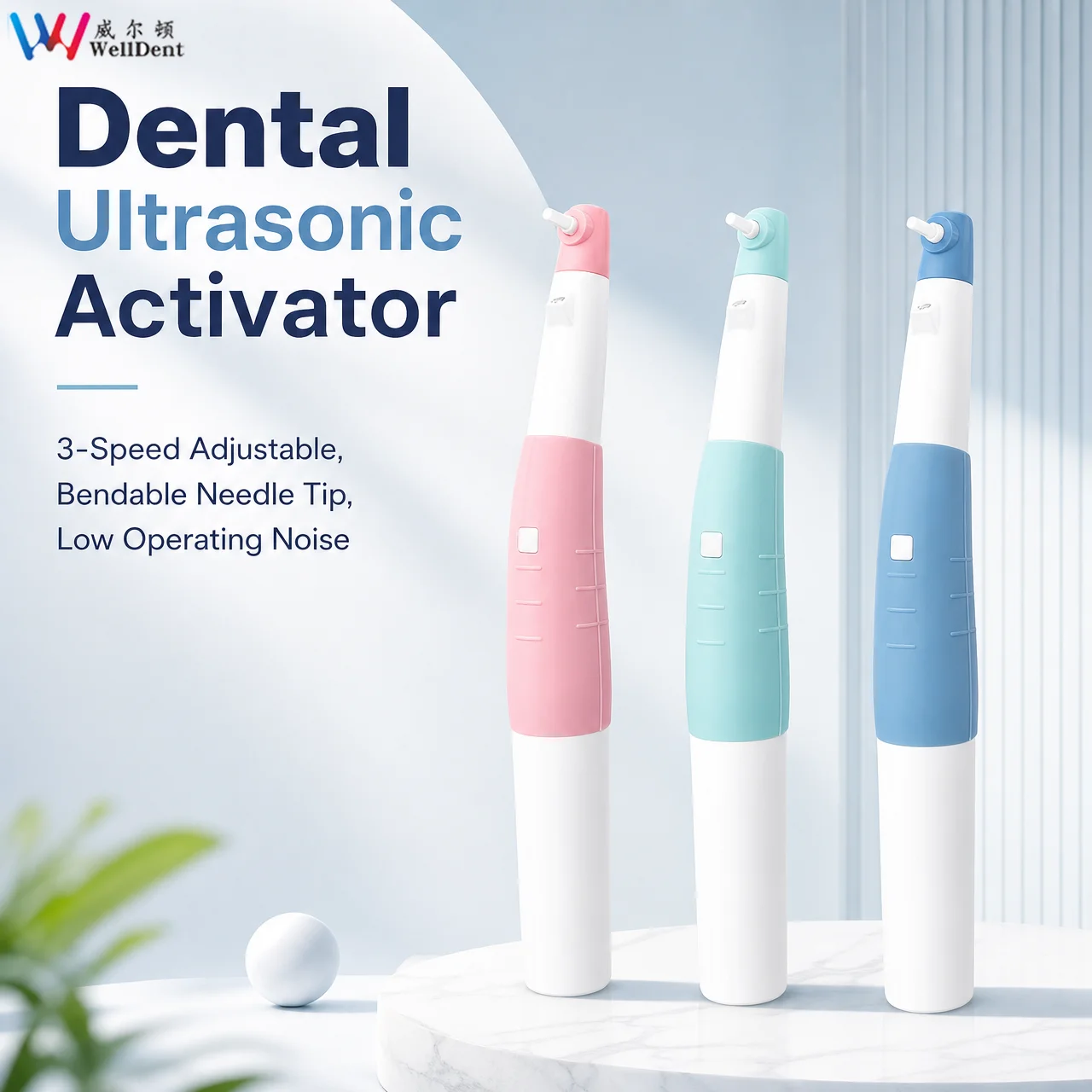 Dental Endo Activator Wireless LED Ultrasonic Root Canal Irrigator Endodontic Activator for Root Canal Treatment