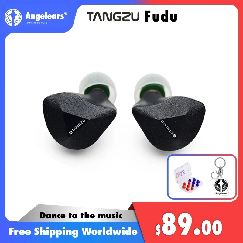 

TangZu Fudu HIFI Audiophile Earphone 1DD+2BA Hybrid In Ear Monitors Music Sport Earbud 4.4mm Plug Detachable 0.78 2Pin Cable IEM