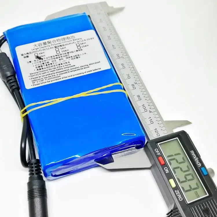 리튬 배터리, 대용량 6A 폴리머 사운드, 충전식 맞춤형 배터리 충전기, 범용, 12V, 8000mAh