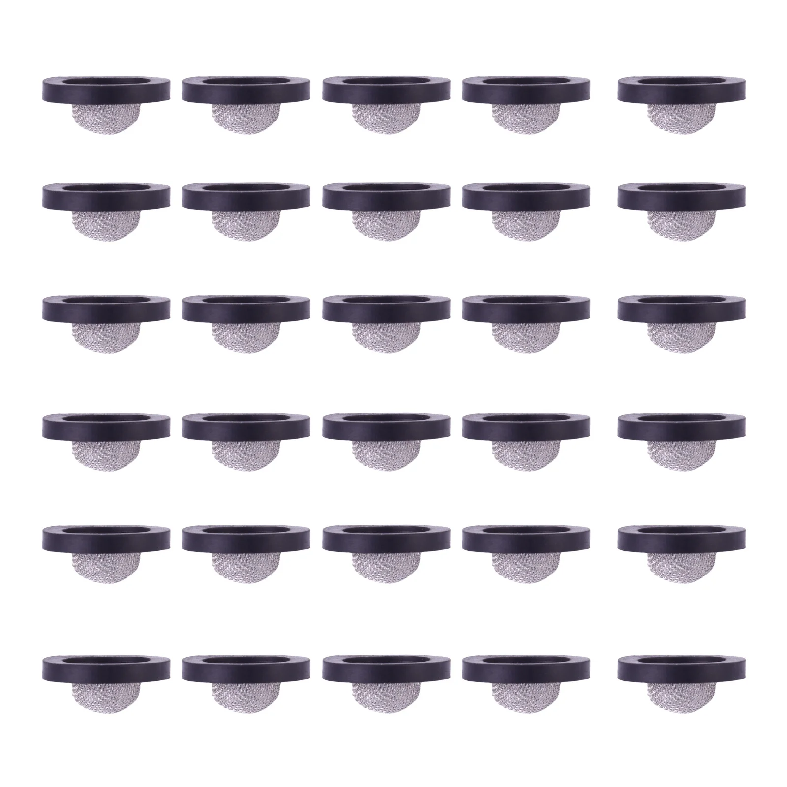 

40Pcs Rubber Gasket Stainless Steel Filter Shower Hose Washers Faucet Replacement Filter Screen Mesh Washer for Shower Head