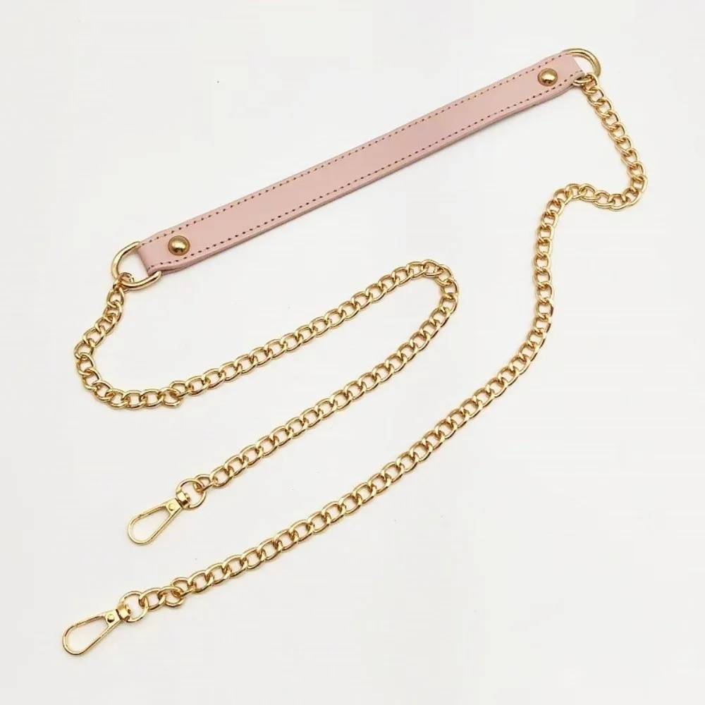 High-End Shoulder Crossbody Bag Strap PU Leather Stress Relief Replacement Strap Chain Bag Accessories Single