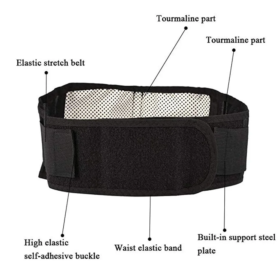 LOOGDEEL Self Heating Waist Protection Belt Squat Pressure Waistband Lightweight Sport Waist Support Lumbar Back Guard Women Men