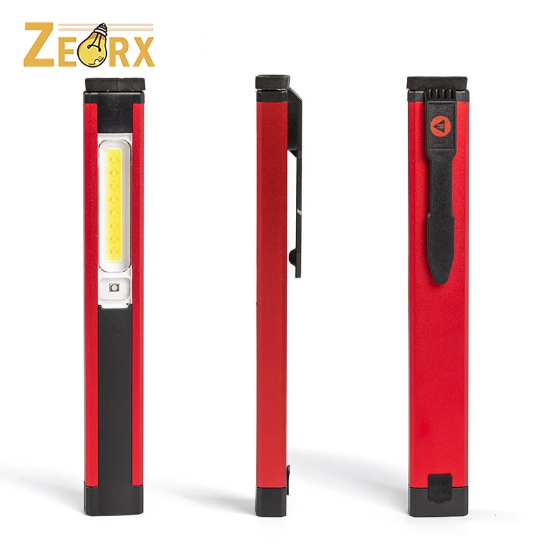 

Magnetic Emergency Flashlight, COB LED Magnetic Flashlight Portable COB Task Lamp, Clip, IPX6 Waterproof for Fishing, Hiking