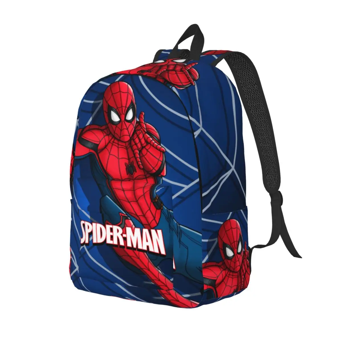 Logo Schoolbag Marvel Spider Man Female Solid High School Birthday Gift Sturdy Shoulder Daypack