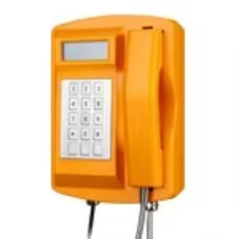 New PABX System Outdoor Corded Telephones with Moisture-Weather Proof and Excellent for Mines LCD Screen SIP Compatible