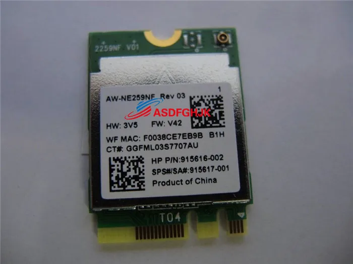   Original FOR HP 15-BS Series Wireless WiFi Card 915617-001 927235-855 Test OK