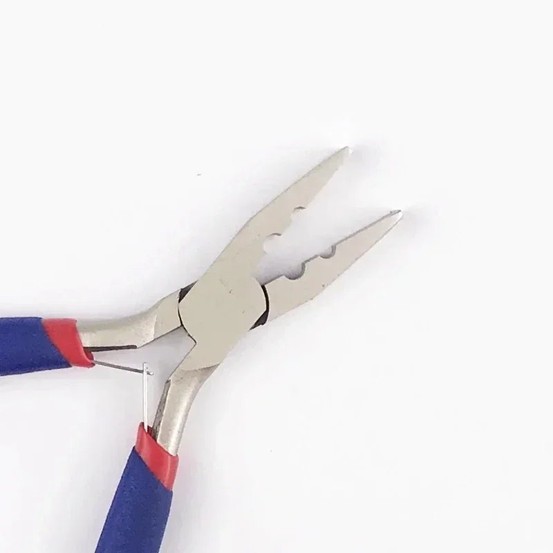 Hair Pliers Pointed Two-hole Hair Extension Pliers 1pc Crimping pliers extension tongs for hair extensions tools freeshipping