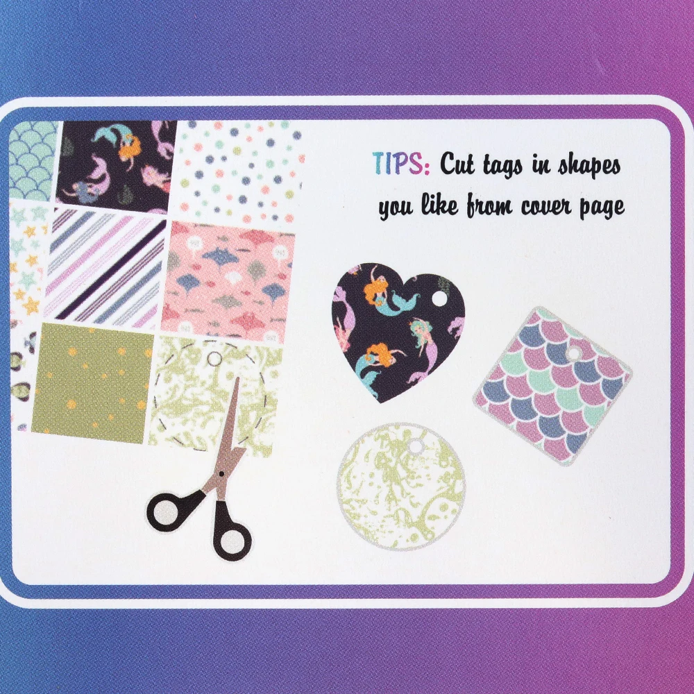 Creative Path Ozean Meer 6x6 Zoll Scrapbooking-Hintergrundpapier Wellen-Meerjungfrauen-Fisch-Muster Journaling-Dekorationspapier für Origami – Detail 3