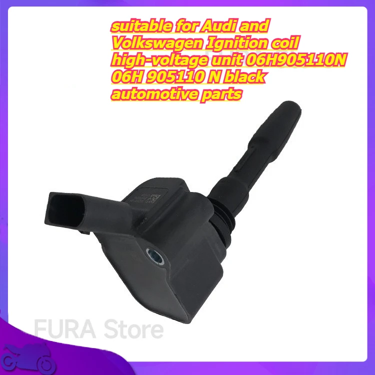 

Ignition coil is suitable for Audi and Volkswagen Ignition coil high-voltage unit 06H905110N 06H 905110 N black automotive parts