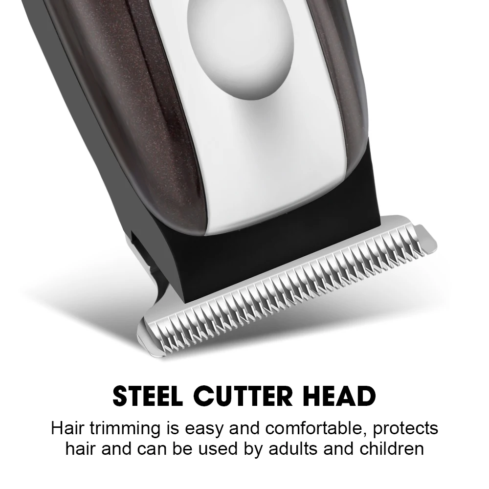 Kemei KM-PG233 KEMEI New Mini Electric Clipper Barber Charging and Inserting Dual Use Small and Portable LCD Count Hair Clipper