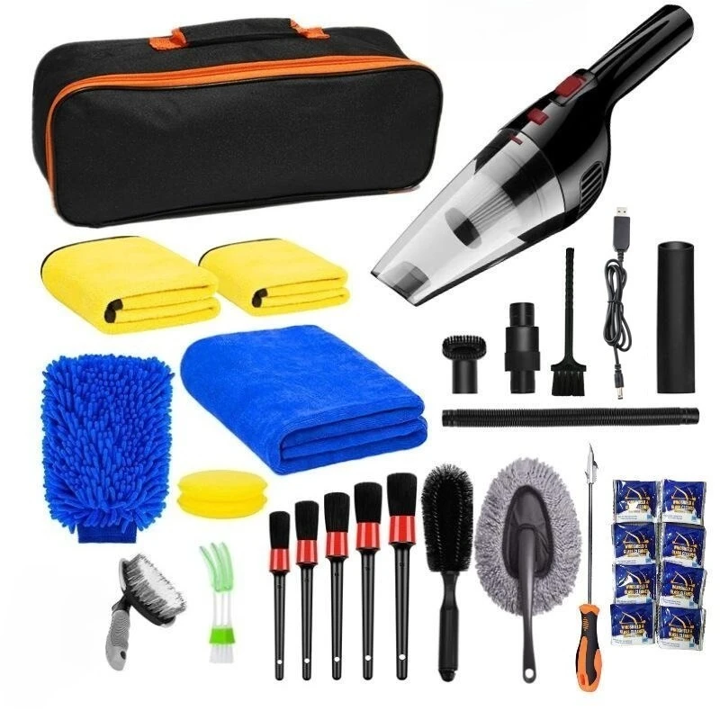 

Car vacuum cleaners and cleaning kits, wireless vacuum cleaners with cleaning brushes, for car care