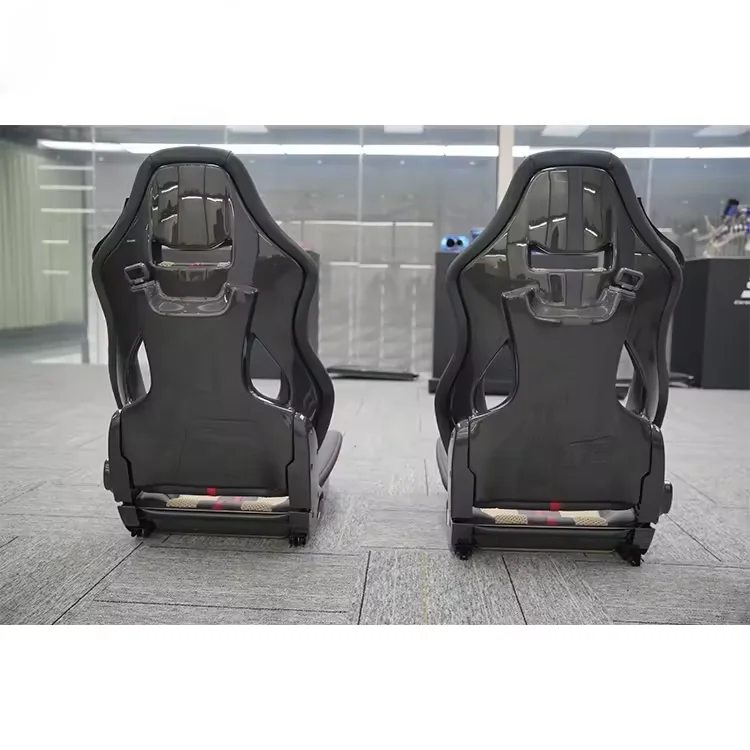 Dry Carbon Fiber Car Seat Back Backrest Chair For  488 Pista 296 Sf90 F8