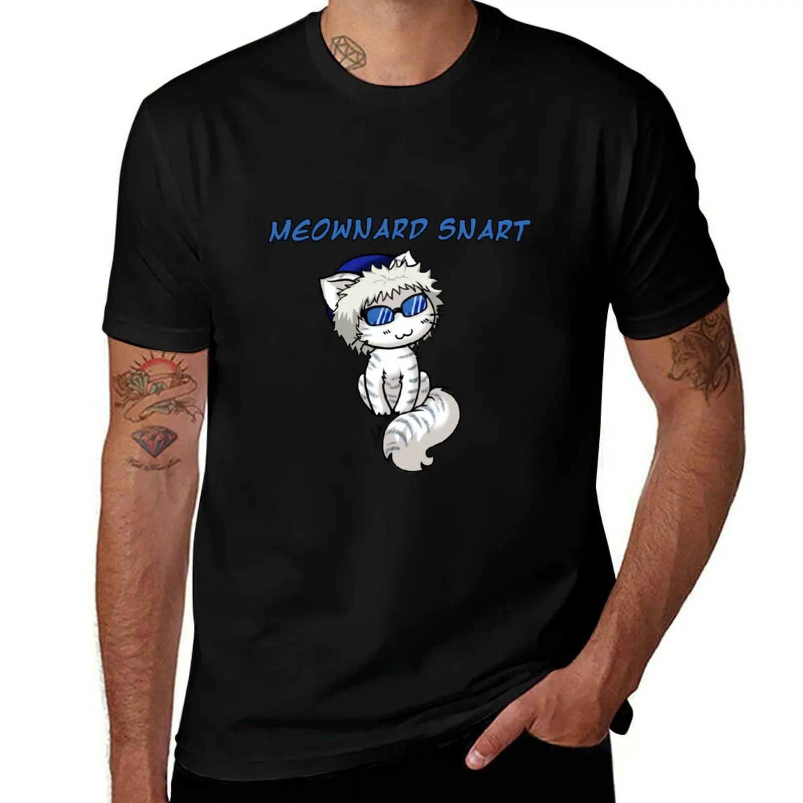 

Meownard Snart T-Shirt blue archive korean fashion Anime t-shirt men clothings