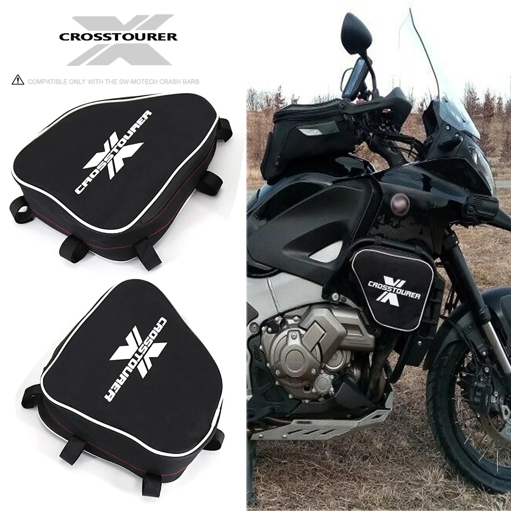 

Motorcycle Accessories Crash Bar Bags Waterproof Travel Tool Storage Bag For Honda VFR1200X VFR 1200X Crosstourer 2012-2020