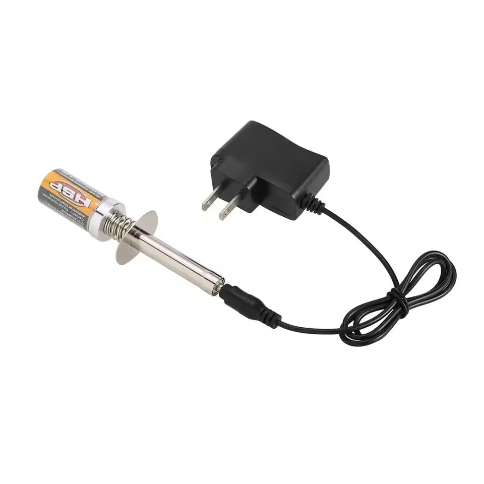RC Nitro Engine Starter Tool Set Glow Plug Igniter Fuel Bottle for 1/8 1/10 RC Car Redcat HPI HSP Upgrade Replacement Accessorie