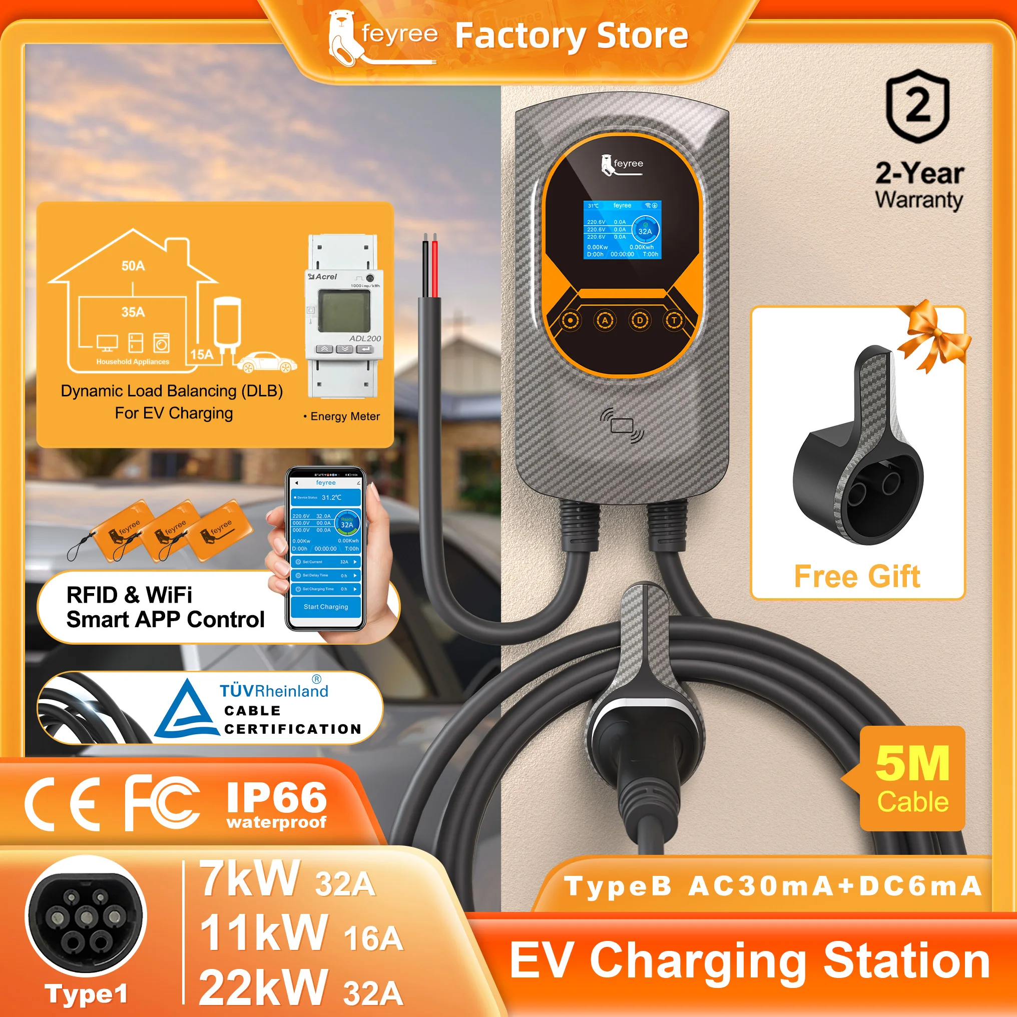 Feyree Ev Charger T…