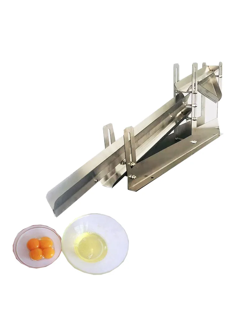 Manual Egg Shelling and Liquid Extraction Machine, 304 Egg White and Yolk Separator, Commercial Egg Beater - 500-800 Pieces Proc