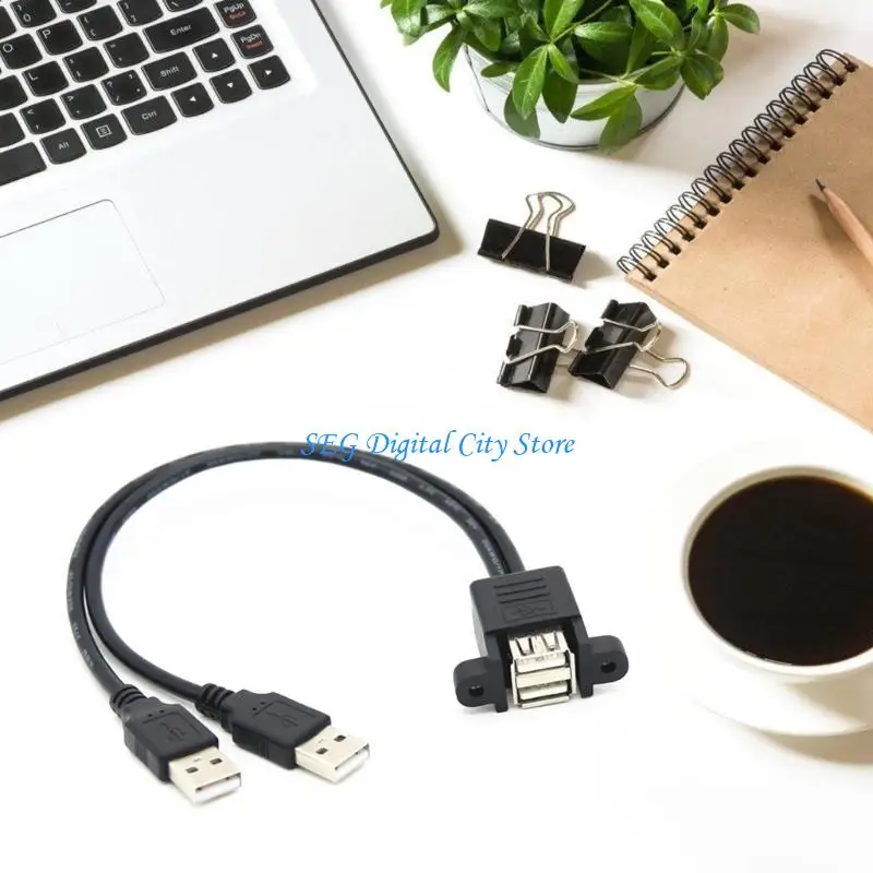 U75B USB 2.0 A Transfer Cable with Ear for Enhances Stability in Device Connection