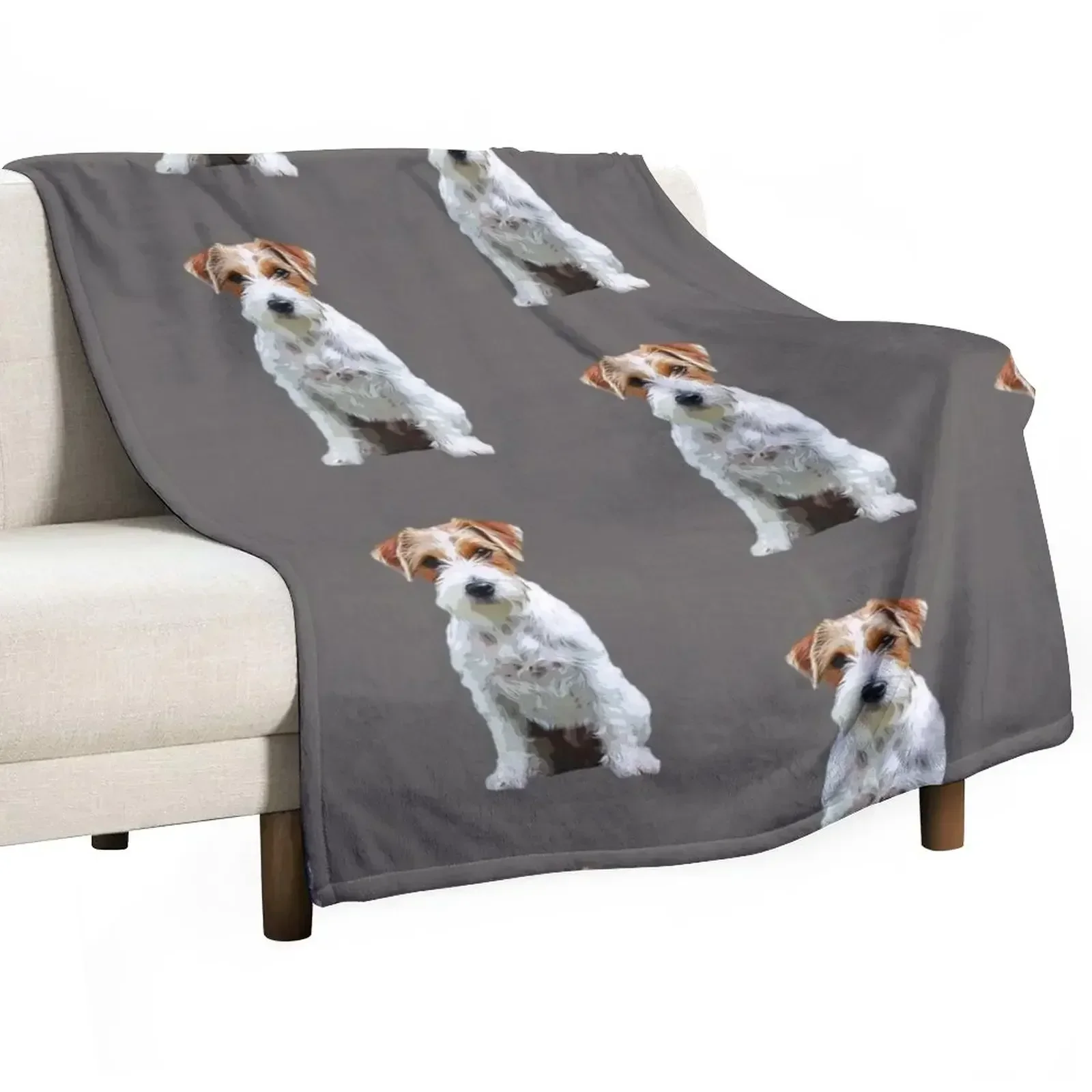 Jack Russell Terrier Rough Coat Throw Blanket Sofa Throw anime Blankets